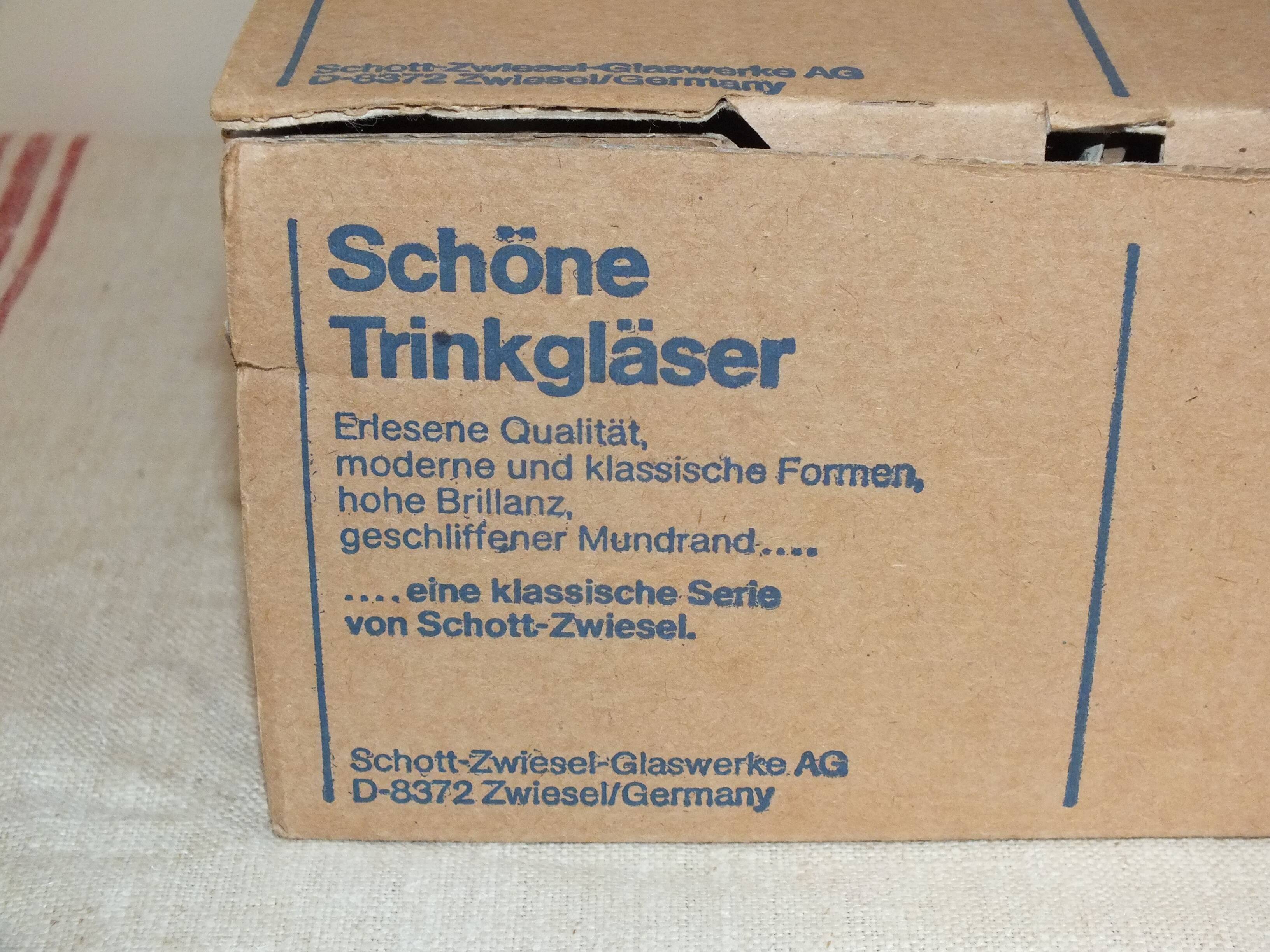 6 Zwiesel Glas Germany Parma crystal bowls