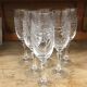 6 coupes à champagne en cristal Artisanat de Lorraine