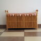 Vintage rattan chest bench