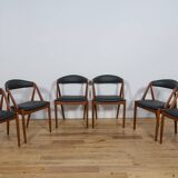 Model 31 Dining Chairs by Kai Kristiansen for Schou Andersen, Denmark, 1960s, Set of 6