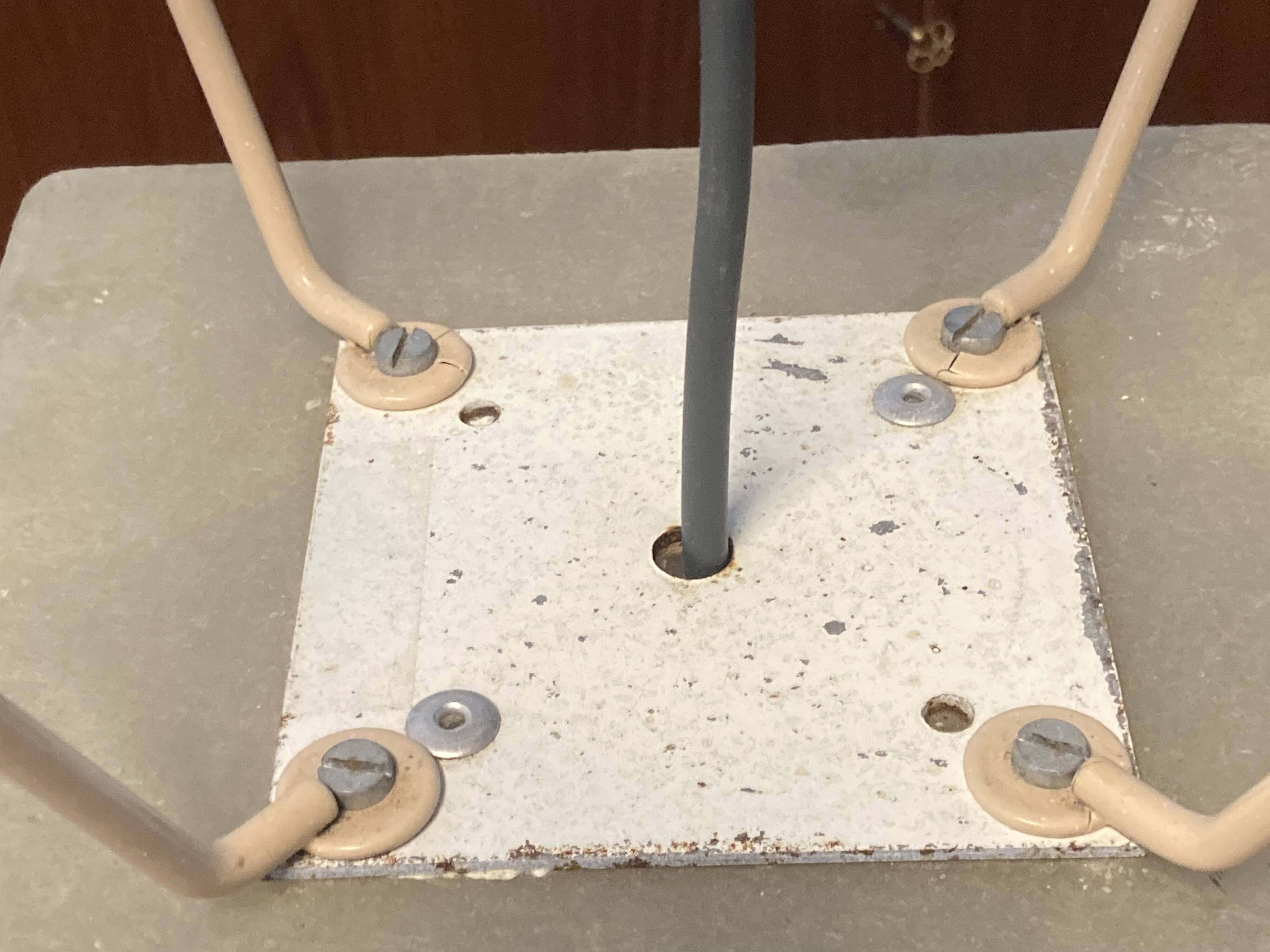 Large Decorative Fiberglass Floor Lamp 1980s