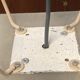 Large Decorative Fiberglass Floor Lamp 1980s