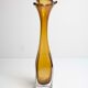 Vase soliflore Murano jaune orange