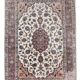 Tapis d'orient jihangir - laine et soie: 1.82 X 1.26 mètres - qualité: laine et soie sur trame coton