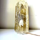 Glass & Brass wall sconces design by Carl Fagerlund for Orrefors /Lyfa