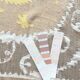 Vintage hand-embroidered tablecloth 125x128 cm