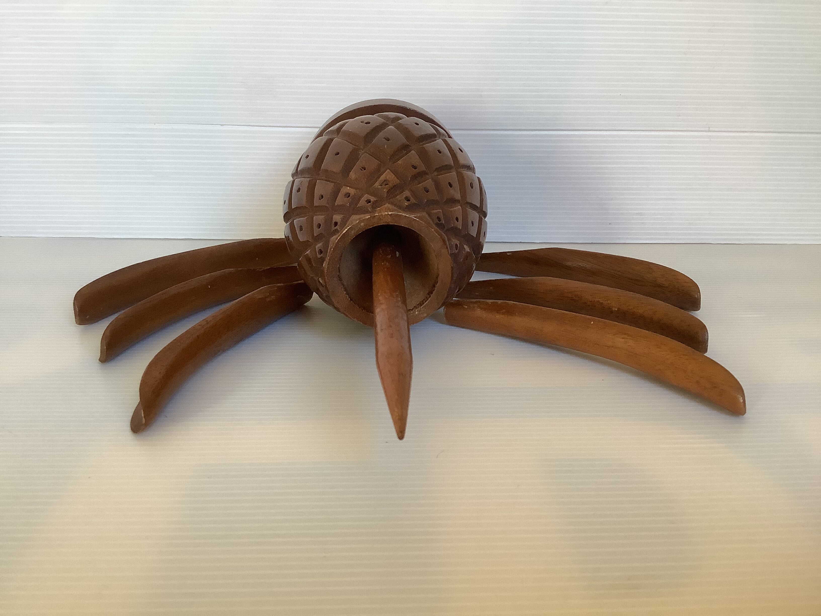 Decorative wooden pineapple