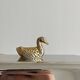 Vintage silver-plated metal butter dish