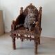 Fauteuil Ancien Pidha Rajasthan XIXeme en Palissandre