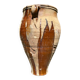 19th-century terracotta pottery jar