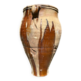 19th-century terracotta pottery jar