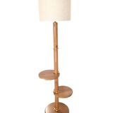 Vintage wooden floor lamp - 1950s