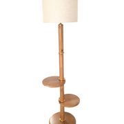 Lampadaire serviteur en bois, Vintage - Années 50