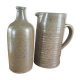 Sandstone vase and pitcher