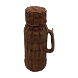 Vintage rattan thermos