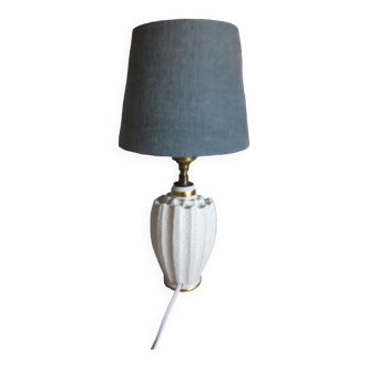Lampe vintage en porcelaine de Couleuvre