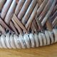 Panier cylindrique haut en osier, cache-pot ou corbeille à papier