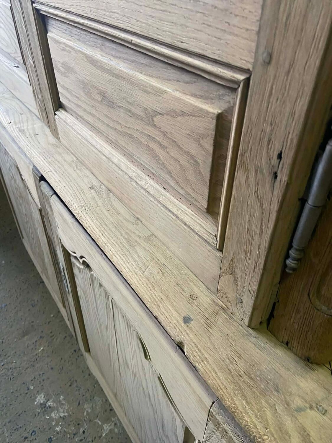 Large antique wooden dresser