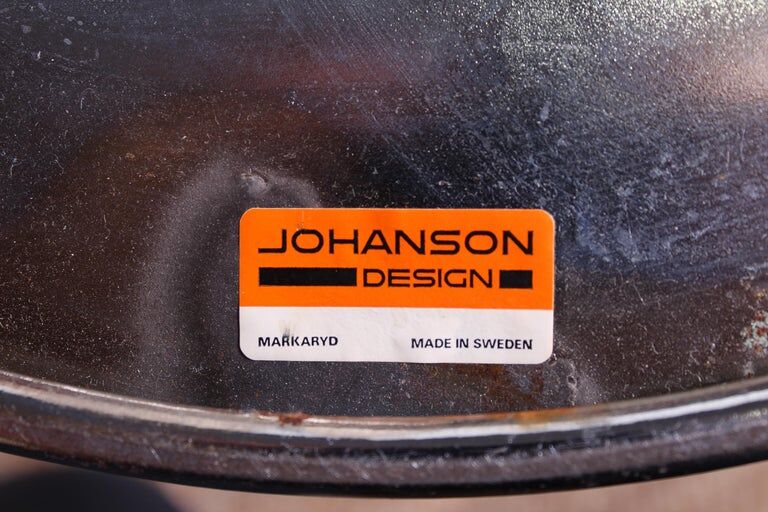 Chrome tabs by Boerje Johansson for Johansson Design 1960s