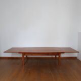 Large Scandinavian extendable coffee table