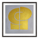 Modern gold painting 30x30 cm