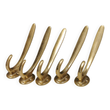 5 magnifiques patères vintage pour votre couloir, Danemark, estimées années 1980.