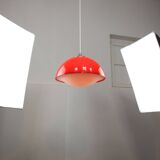 Italian Space Age Pendant in Plexiglass and Chrome, 1970s