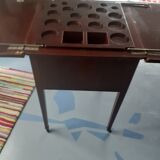 Square mahogany bar table, years 50