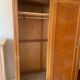 Vintage wardrobe with compass feet