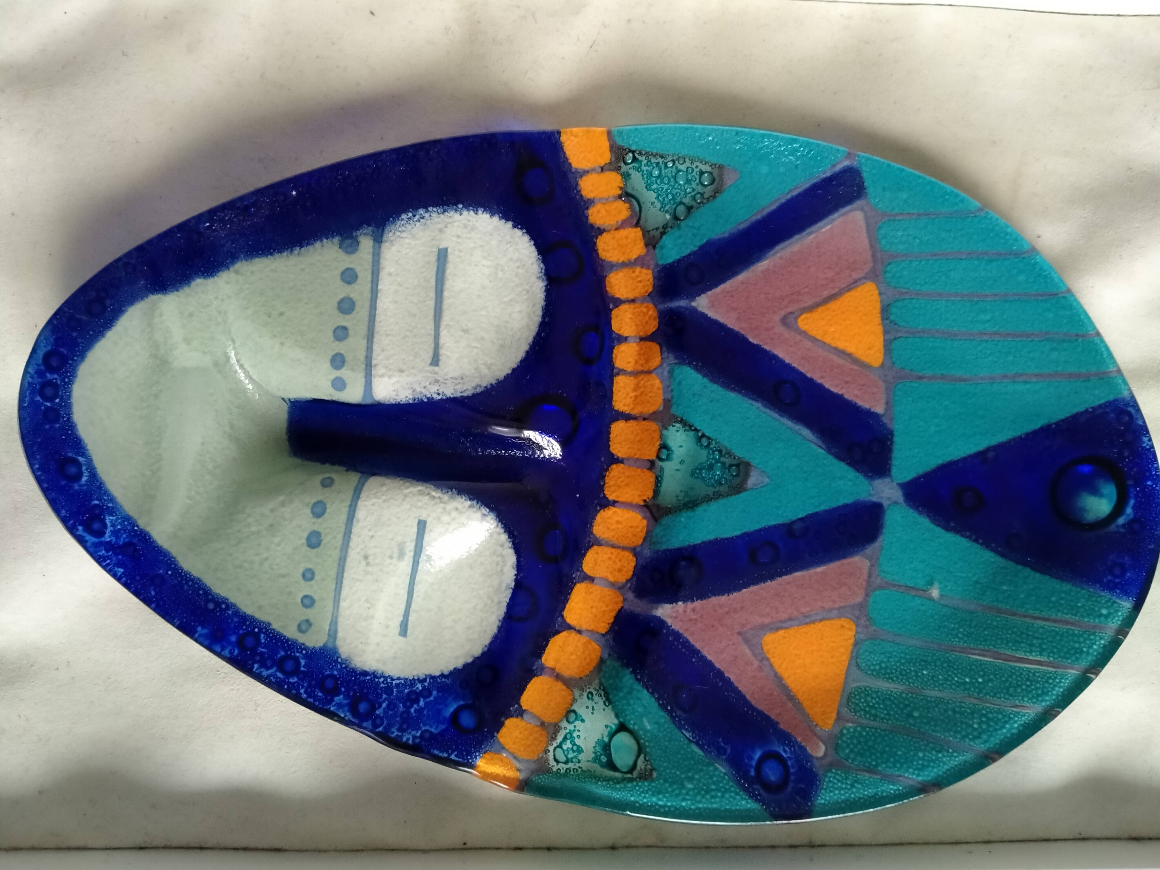 Ethnic mask with its display stand