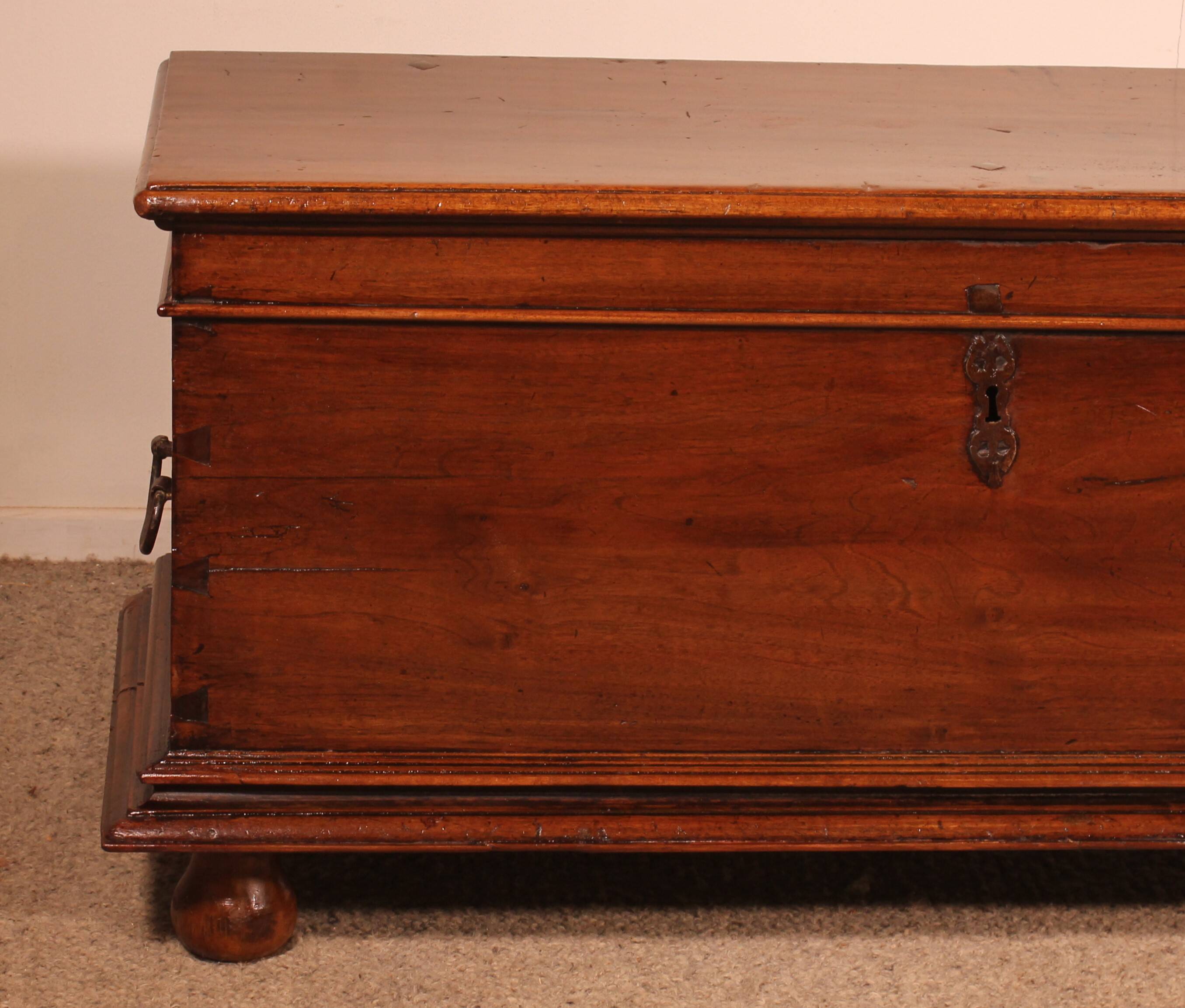 17th Century Spanish Walnut Chest