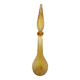 Amber bottle, Empoli glass, Italy, Mid-century