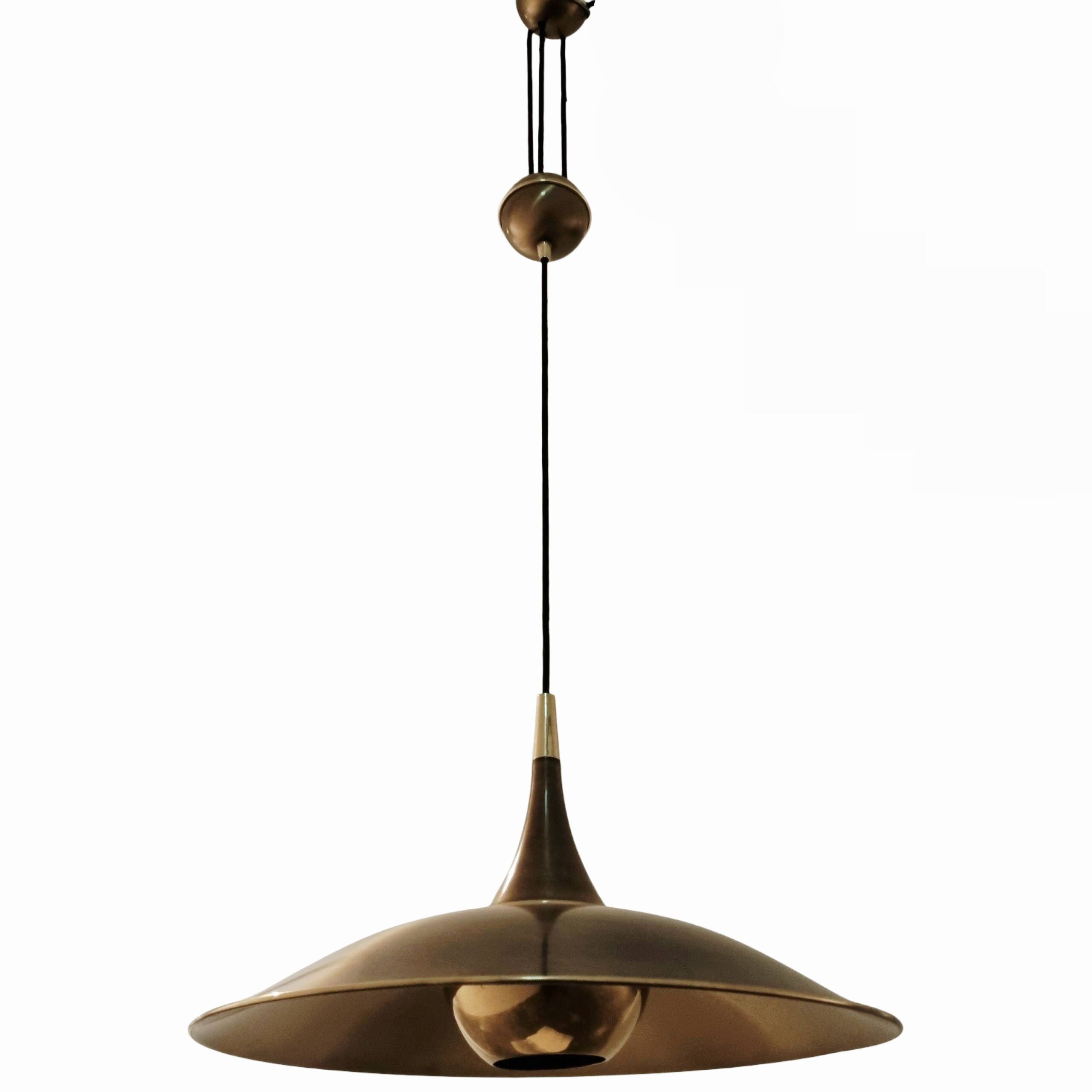 Florian Schulz Onos 55 pendant ceiling lamp, Germany 1970