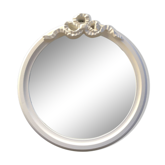 Miroir ruban blanc