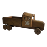 Antique toy, wood and metal truck