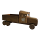 Jouet ancien, camion en bois et métal