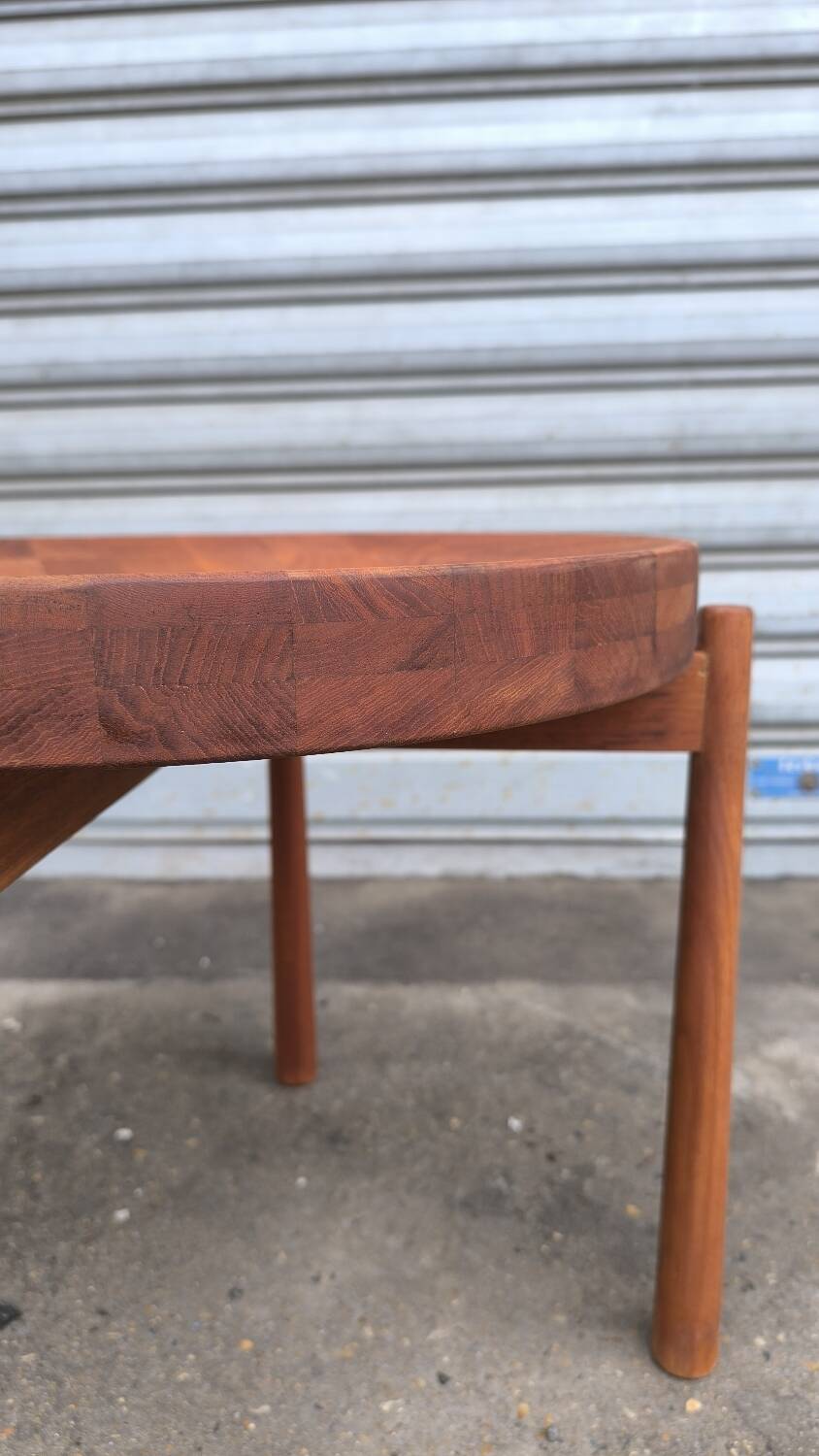 Table basse vintage en teck par Jens Qvistgaard, Danemark 1960