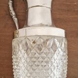 Cut crystal carafe and silver-plated metal – Victorian / Napoleonic III style