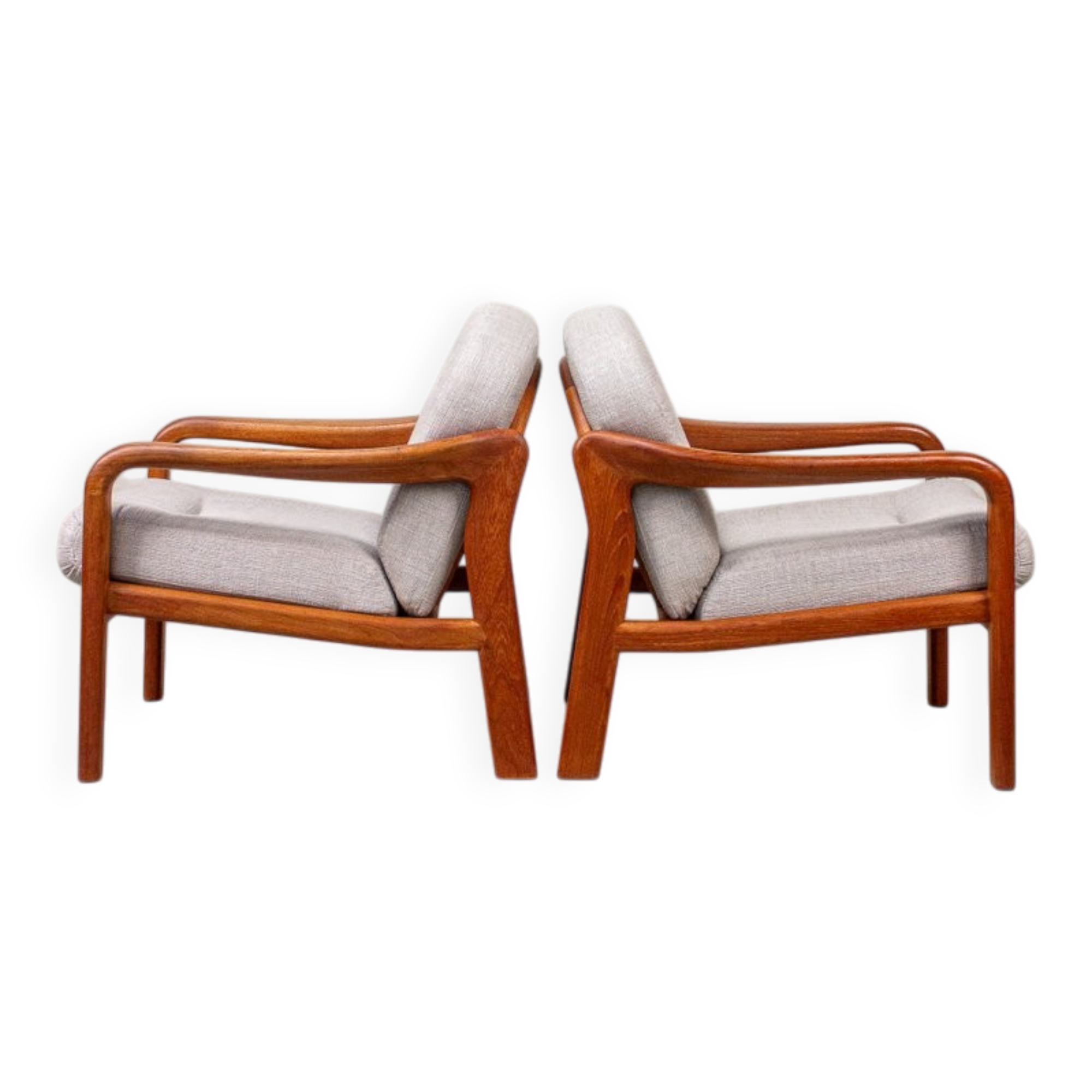 Fauteuil Vintage en Teck de Komfort, Danemark, 1980s