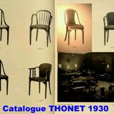 Pair of chairs by otto prutscher for thonet no. a845. circa 1930.