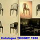 Paire de chaises par Otto Prutscher pour Thonet n° a845. ca 1930
