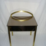 Mirror bedside table from the 70s