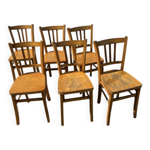 set de 6 chaises bistrot