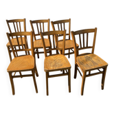 Set de 6 chaises bistrot