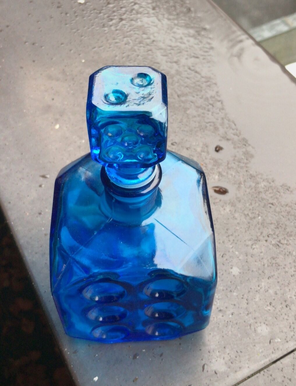 Blue carafe