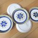 8 plates Sarreguemines and Digoin model "Karine"