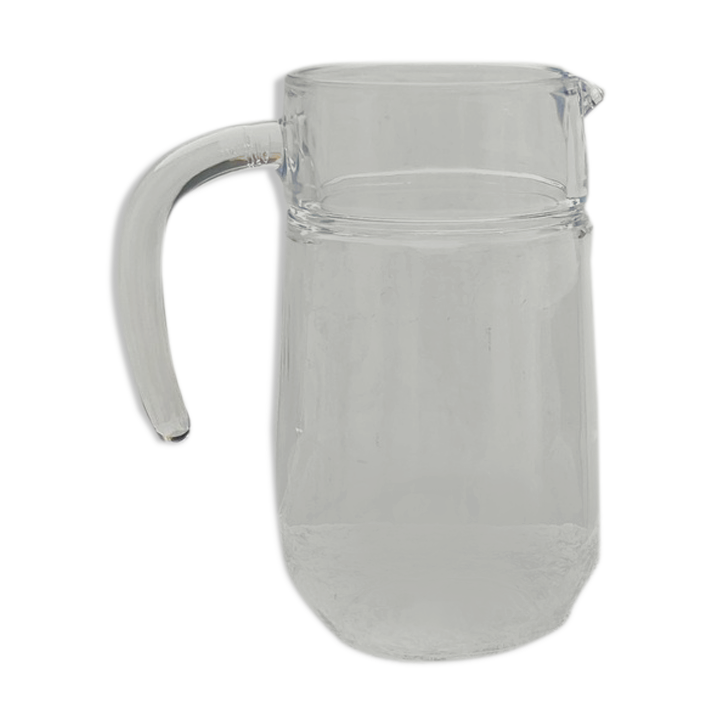 Glass pitcher 1970