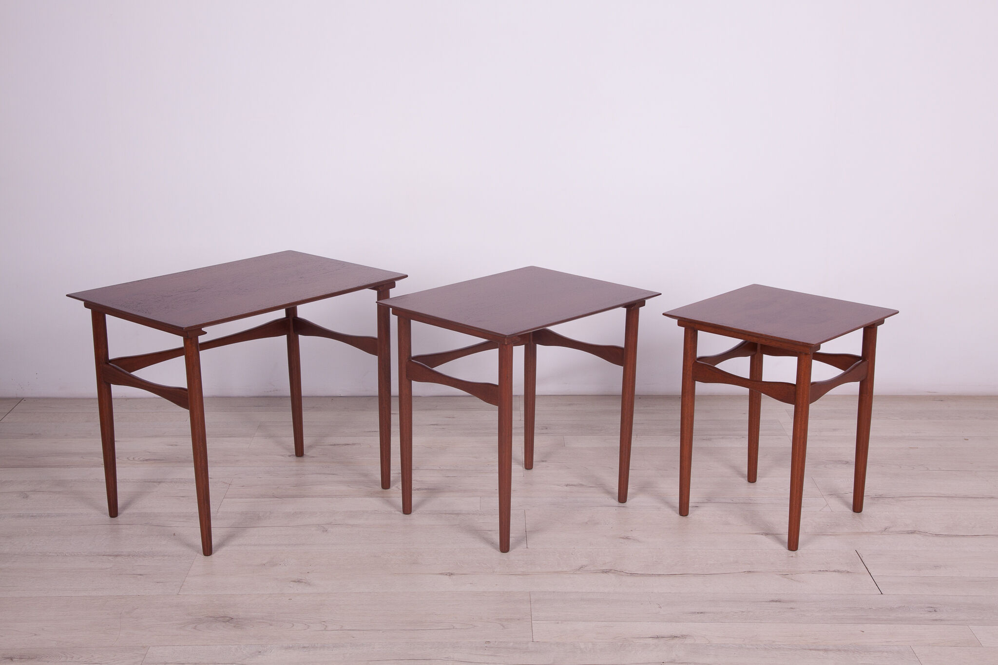 Danish nesting tables by Poul Hundevad for Fabian, 1960s, Set of 3