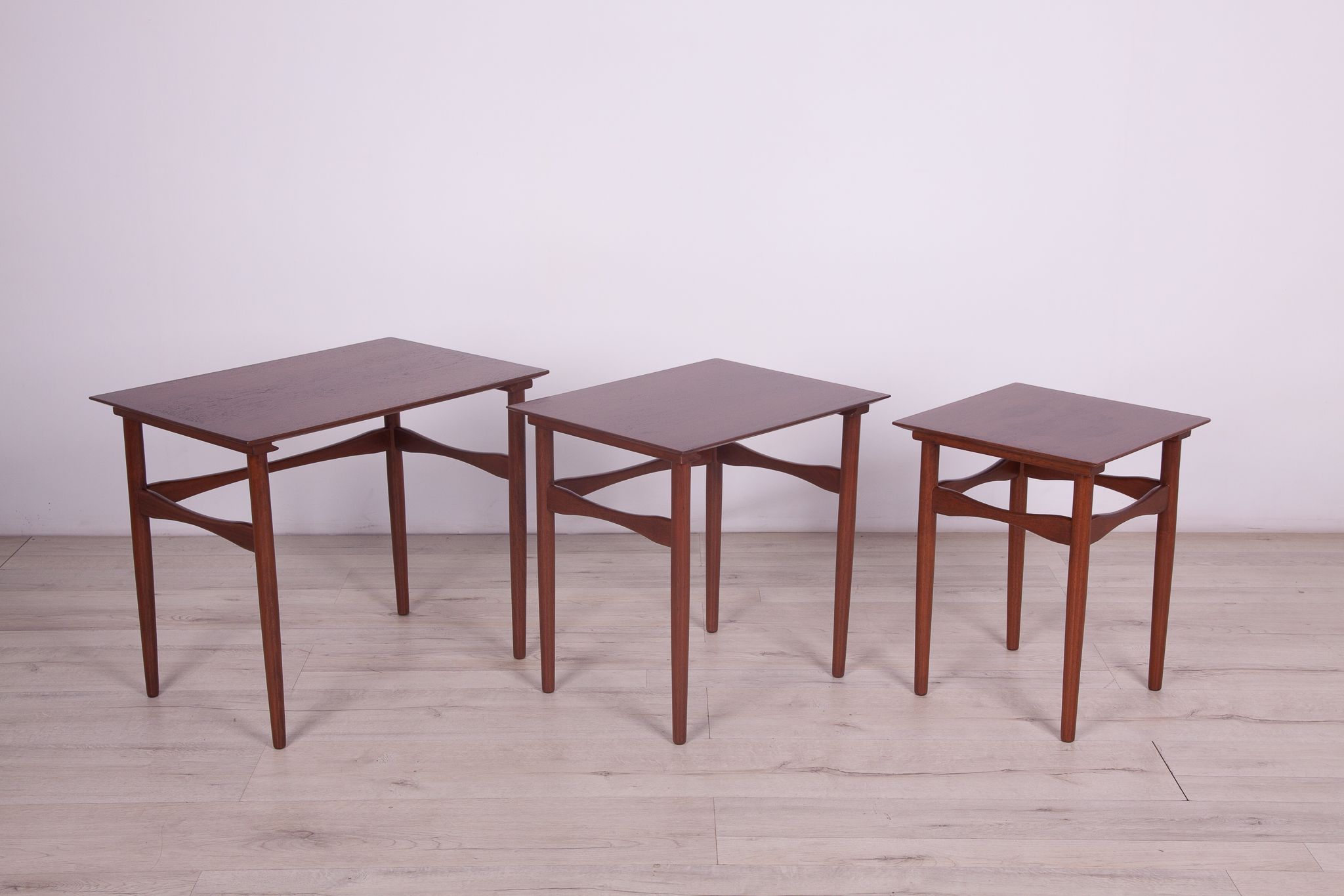 Danish nesting tables by Poul Hundevad for Fabian, 1960s, Set of 3