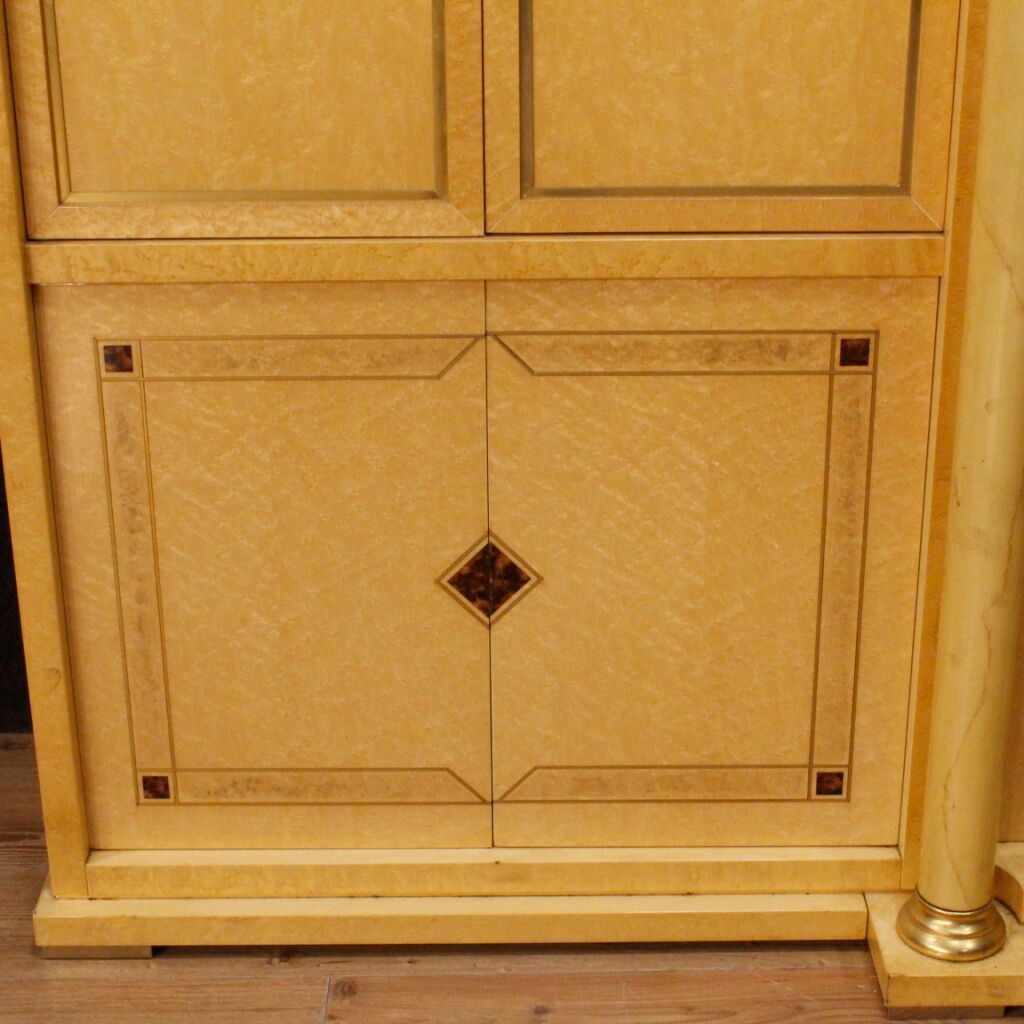 Bibliothèque italienne en bois